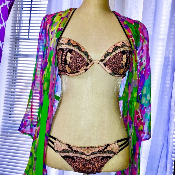 Victoria's Secret Other - Victoria Secret jewel-embellished 2 pc bikini set